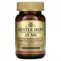 Solgar, Gentle Iron, 25mg, 베지 캡슐 90정