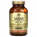 Solgar, MSM(메틸설포닐메테인), 1,000mg, 120정
