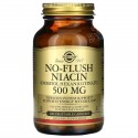 Solgar, No-Flush Niacin, 500mg, 베지 캡슐 100정