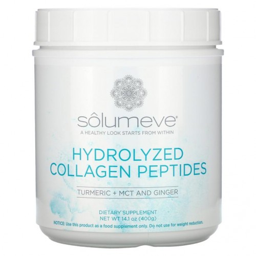 Solumeve, 하이드롤라이즈드콜라겐 펩타이드, 강황 함유, 400g(14oz)