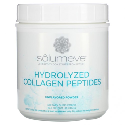 Solumeve, Radiant Beauty, 하이드롤라이즈드 콜라겐 펩타이드, 무맛 분말, 460g(16oz/1lb)