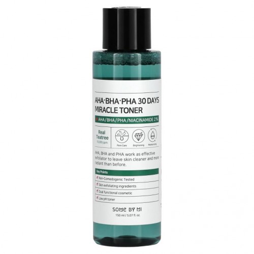 Some By Mi, AHA. BHA. PHA 30일 미라클 토너, 150ml