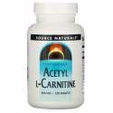 Source Naturals, 아세틸-L-카르니틴, 500 mg, 120 태블릿