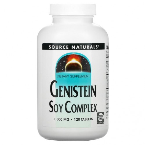 Source Naturals, 제니스테인, 쏘이 컴플렉스, 1,000mg, 120알