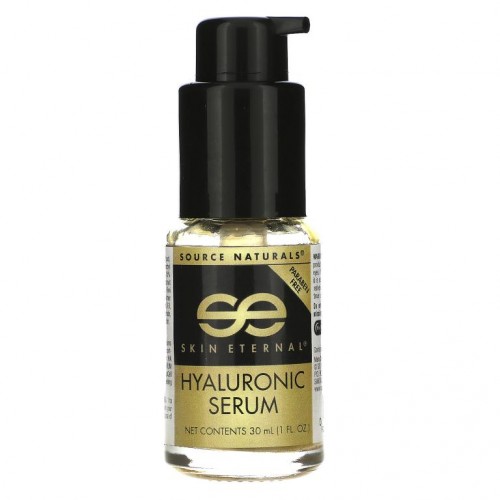 Source Naturals, 스킨 이터널 , 히알루로닉 세럼, 1 fl oz (30 ml)