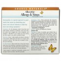 Source Naturals, 알레르세틴, 알레르기 및 부비강, 동종요법 정제 48정