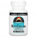 Source Naturals, 메틸코발라민, 체리 맛, 5mg, 사탕 정제 60정