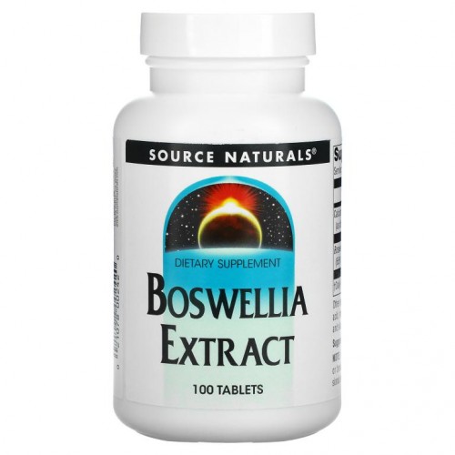 Source Naturals, 보스웰리아 추출물, 100정
