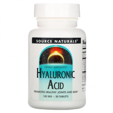 Source Naturals, 히알루론산, 100 mg, 30 정