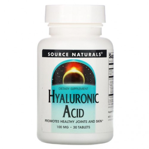 Source Naturals, 히알루론산, 100 mg, 30 정