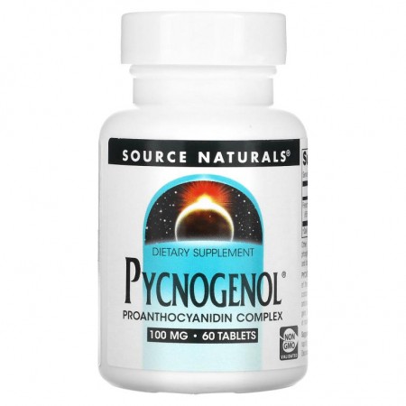 Source Naturals, 피크노제놀, 100mg, 60정