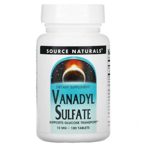 Source Naturals, 바나딜 설페이트, 10 밀리그램, 100 정