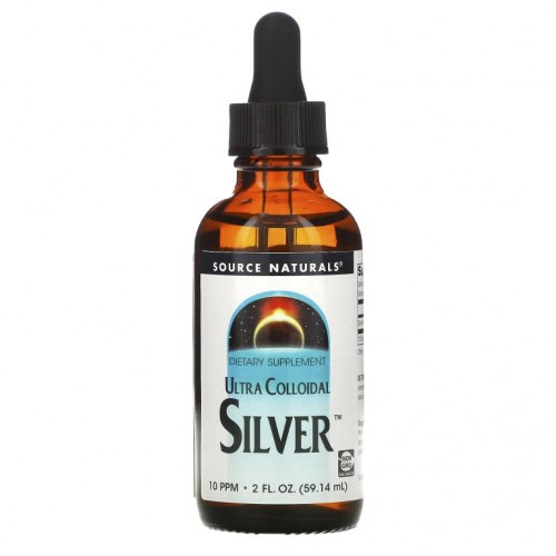 Source Naturals, 울트라 콜로이드 실버, 10 PPM, 2 액량 온스 (59.14 밀리리터)