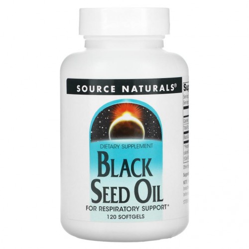 Source Naturals, 블랙 씨드 오일, 소프트 젤 120정