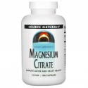 Source Naturals, 마그네슘 시트레이트, 133 밀리그램, 180 캡슐
