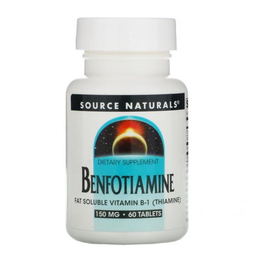 Source Naturals, 벤포티아민, 150 mg, 60 정
