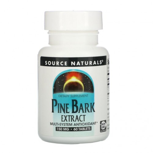 Source Naturals, 소나무 껍질 추출물, 150mg, 60정