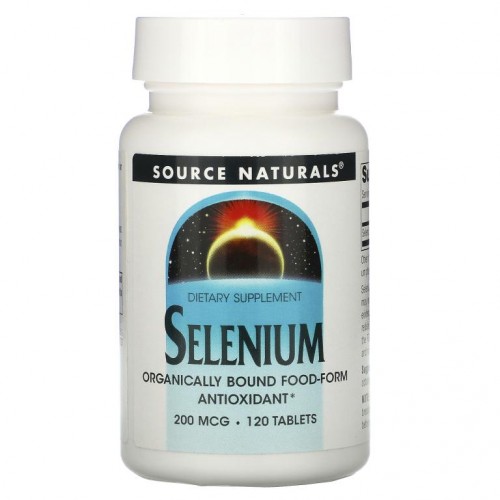 Source Naturals, 셀레늄, 200 mcg, 120 타블릿