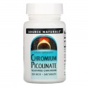 Source Naturals, 크로뮴 피콜리네이트, 200mcg, 240정
