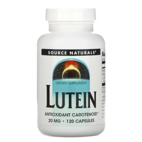 Source Naturals, 루테인, 20 mg, 120 캡슐
