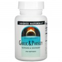 Source Naturals, 마늘 & 파슬리, 250 소프트겔