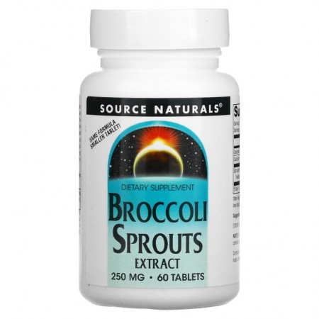 Source Naturals, 브로콜리 새싹 추출물, 250mg, 60정