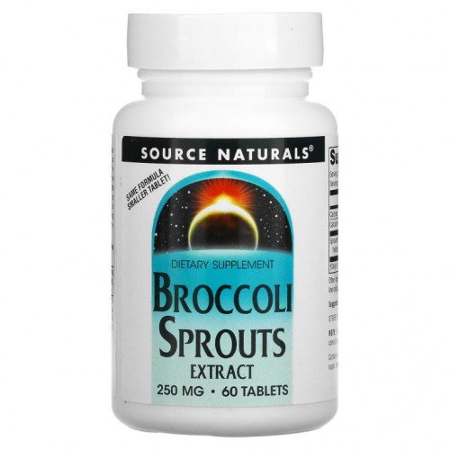 Source Naturals, 브로콜리 새싹 추출물, 250mg, 60정