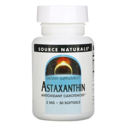 Source Naturals, 아스타잔틴, 2 mg, 30 소프트 젤