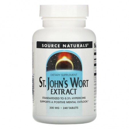 Source Naturals, 세인트 존스 워트 복합물, 300 mg, 240 정