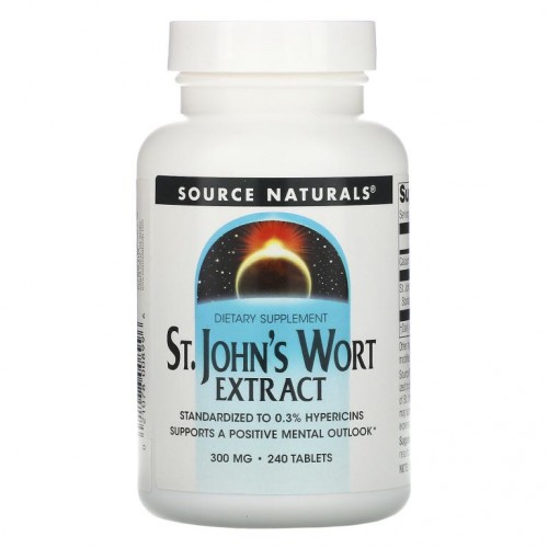 Source Naturals, 세인트 존스 워트 복합물, 300 mg, 240 정