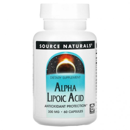 Source Naturals, 알파 리포 산, 300 mg, 60 정