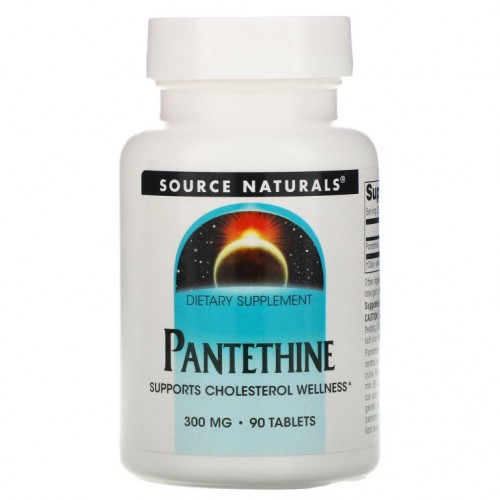 Source Naturals, 판테테인, 300 mg, 90 정