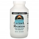 Source Naturals, 칼슘 & 마그네슘, 300mg, 250정