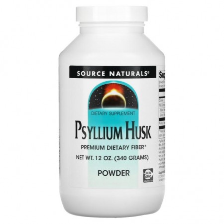 Source Naturals, 차전자피 분말, 340g(12oz)