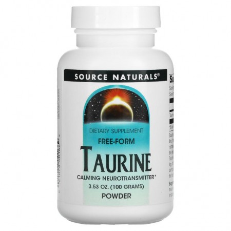 Source Naturals, 타우린 분말, 3.53 oz (100 그램)
