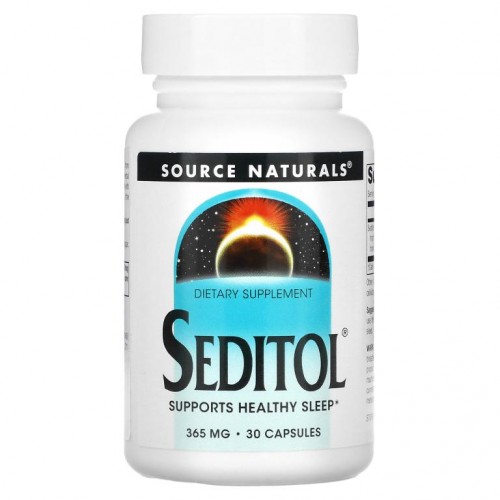 Source Naturals, 세디톨, 365 mg,30 캡슐