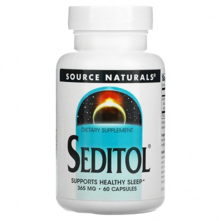 Source Naturals, 세디톨, 365 mg, 60 캡슐