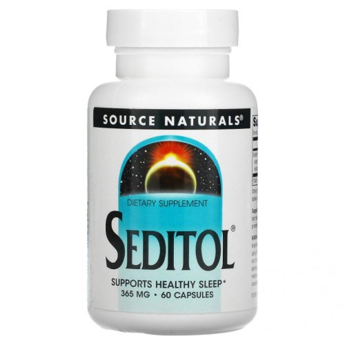 Source Naturals, 세디톨, 365 mg, 60 캡슐