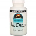Source Naturals, 포 디'아르코, 500 밀리그램, 250 태블릿