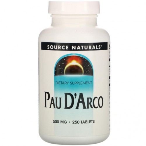 Source Naturals, 포 디'아르코, 500 밀리그램, 250 태블릿