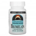 Source Naturals, 브로멜라인, 500mg, 캡슐 60정