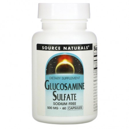 Source Naturals, 글루코사민 황산염, 500mg, 캡슐 60정