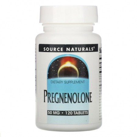 Source Naturals, 프로그네놀론, 50mg, 캡슐 120정