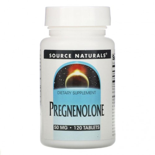 Source Naturals, 프로그네놀론, 50mg, 캡슐 120정