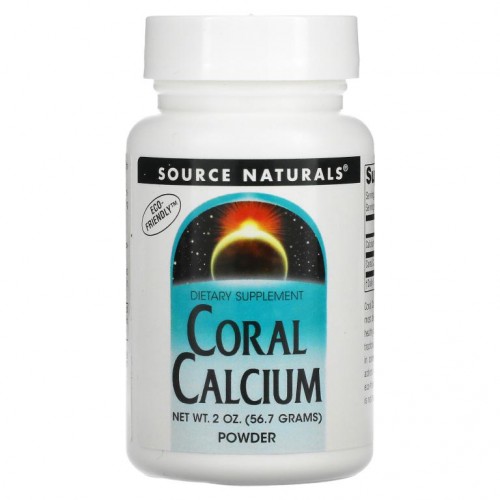 Source Naturals, 산호 칼슘 분말, 56.7g(2oz)