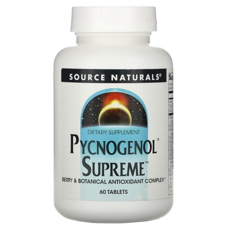 Source Naturals, 피크노제놀 슈프림, 60정