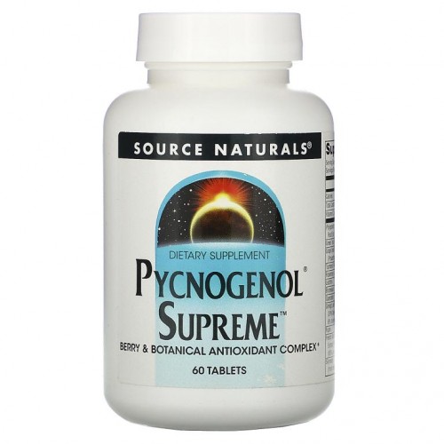 Source Naturals, 피크노제놀 슈프림, 60정