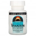 Source Naturals, 크로뮴 함유 바나듐, 90정