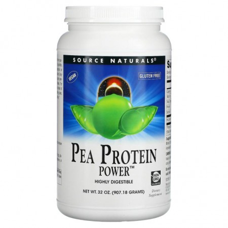 Source Naturals, 완두콩 단백질 파우더, 907.18g(32oz)