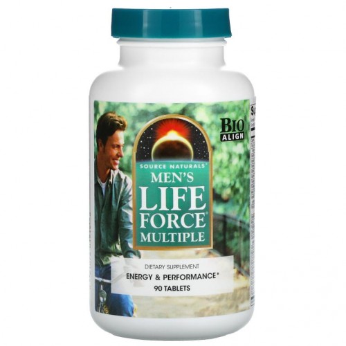 Source Naturals, 남성용 라이프 포스 멀티플, 90 정